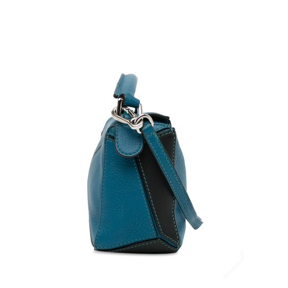 Pre-Loved LOEWE Mini Tricolor Calfskin Puzzle Satchel - Picture 3 of 12